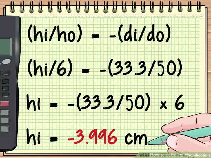 Image intitulée Calculer le Grossissement de l